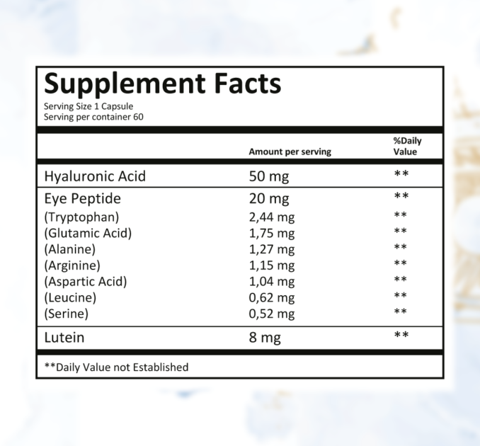 NATURA SANAT vision health formula supplement